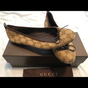 Authentic Gucci ballerina shoes